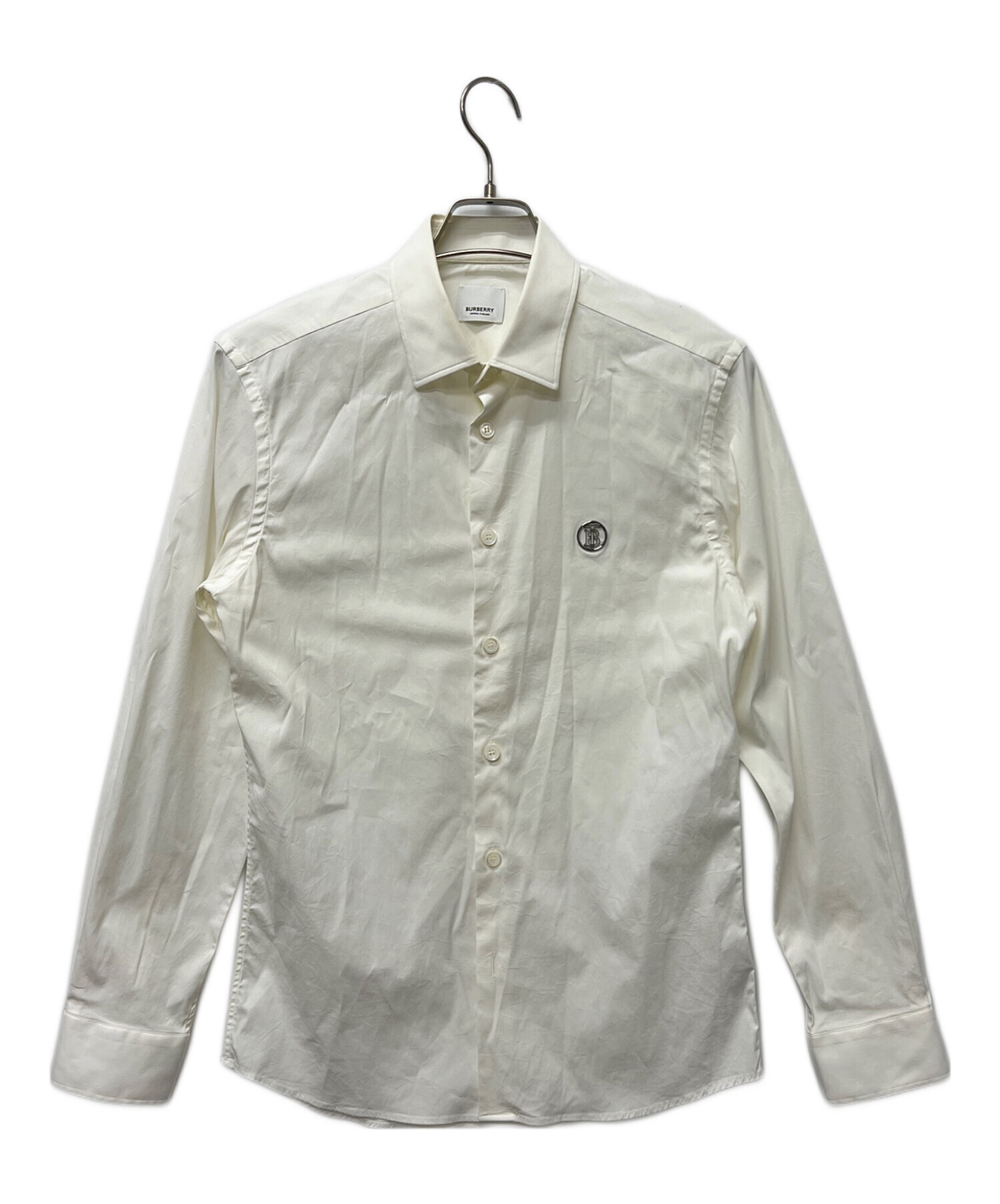 中古・古着通販】BURBERRY (バーバリー) 長袖シャツ ホワイト サイズ:S