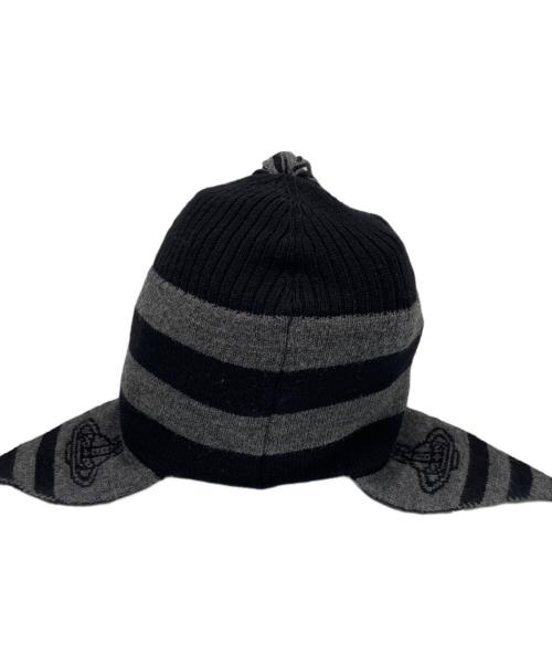 Vivienne Westwood ウール100% ニットビーニー 帽子【中古】 Vivienne Westwood ウール100% ニットビーニー 帽子【中古