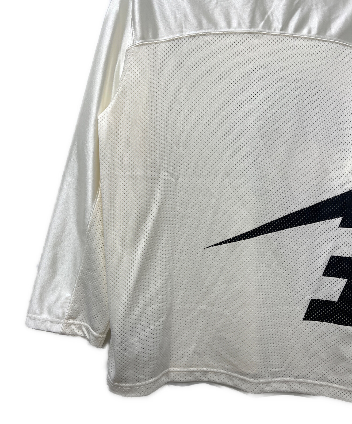 中古・古着通販】NIKE (ナイキ) 長袖カットソー ホワイト サイズ:S 未 