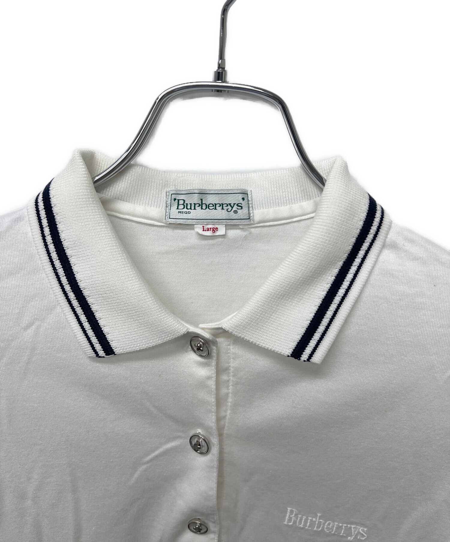 中古・古着通販】Burberry's (バーバリーズ) ポロシャツ ホワイト