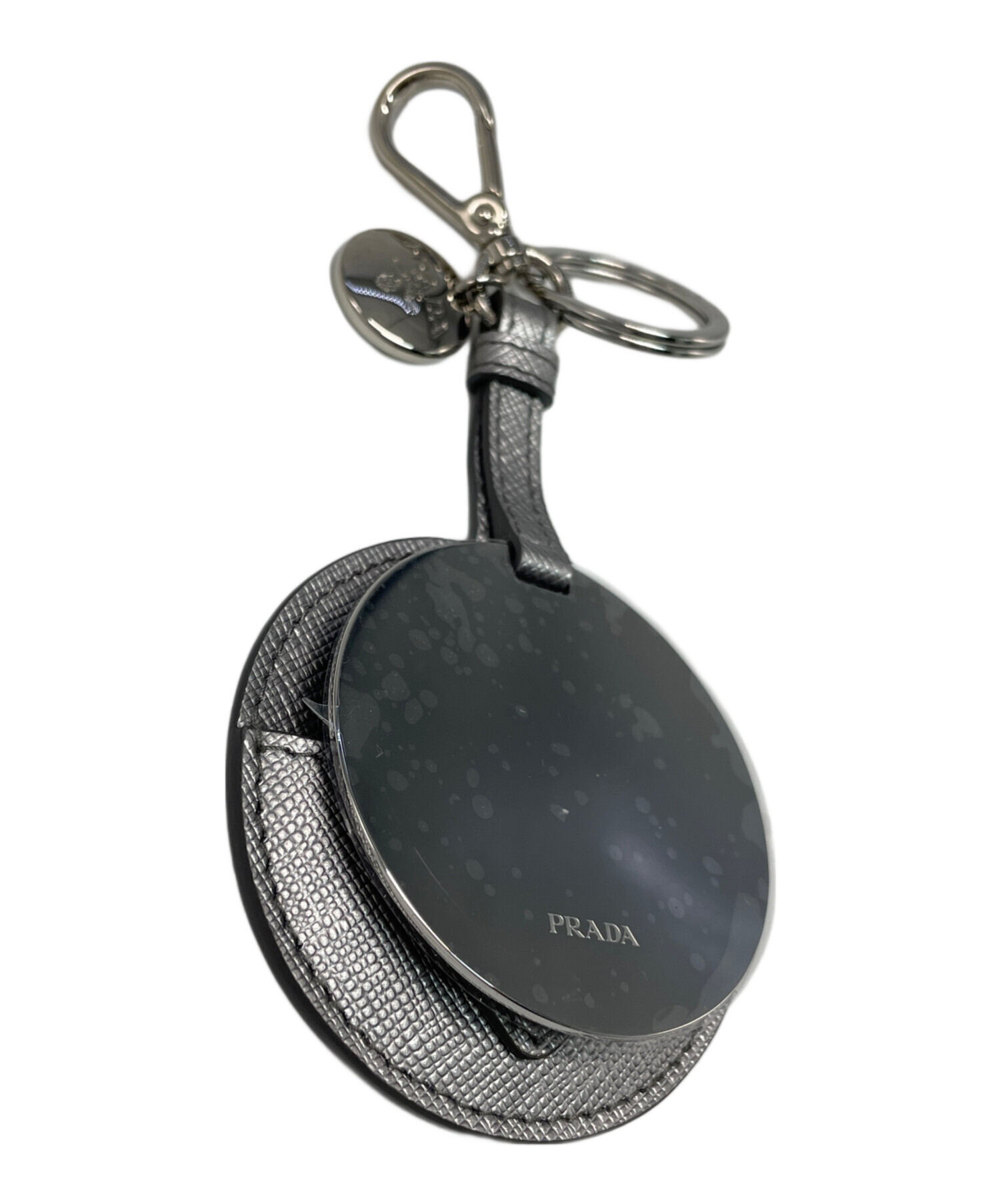 中古・古着通販】PRADA (プラダ) ミラー付きチャーム シルバー
