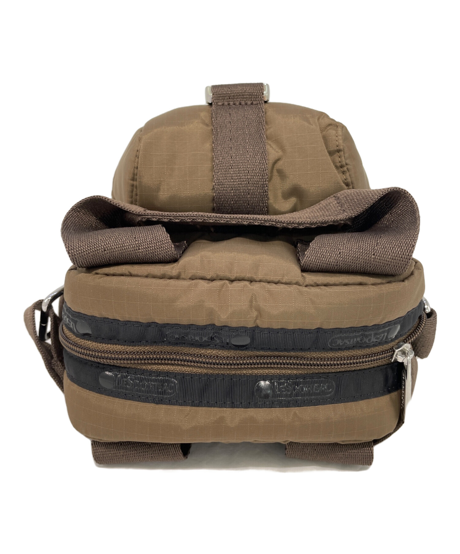 LeSportsac 2way リュック バックパック ブラウン　ほぼ新品 中古・古着通販】LeSportsac (レスポートサック) 2WAYバッグ ブラウン