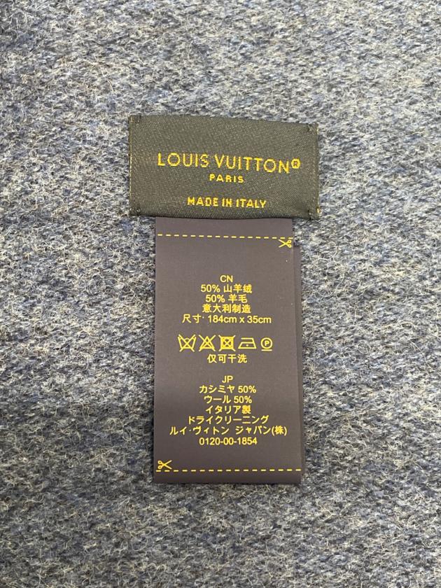 LOUIS VUITTON カシミヤ混マフラー イタリア製 LOUIS VUITTON カシミヤ混マフラー イタリア製 LOUIS VUITTON ルイ