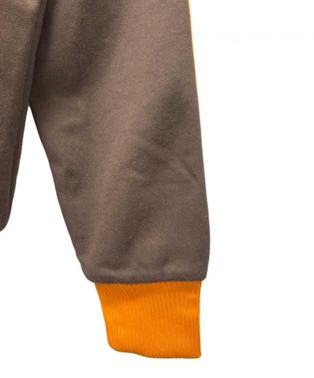adidas ジップアップジャケット 07 ブラウン/オレンジ 中古・古着通販】adidas (アディダス) トラックジャケット ブラウン