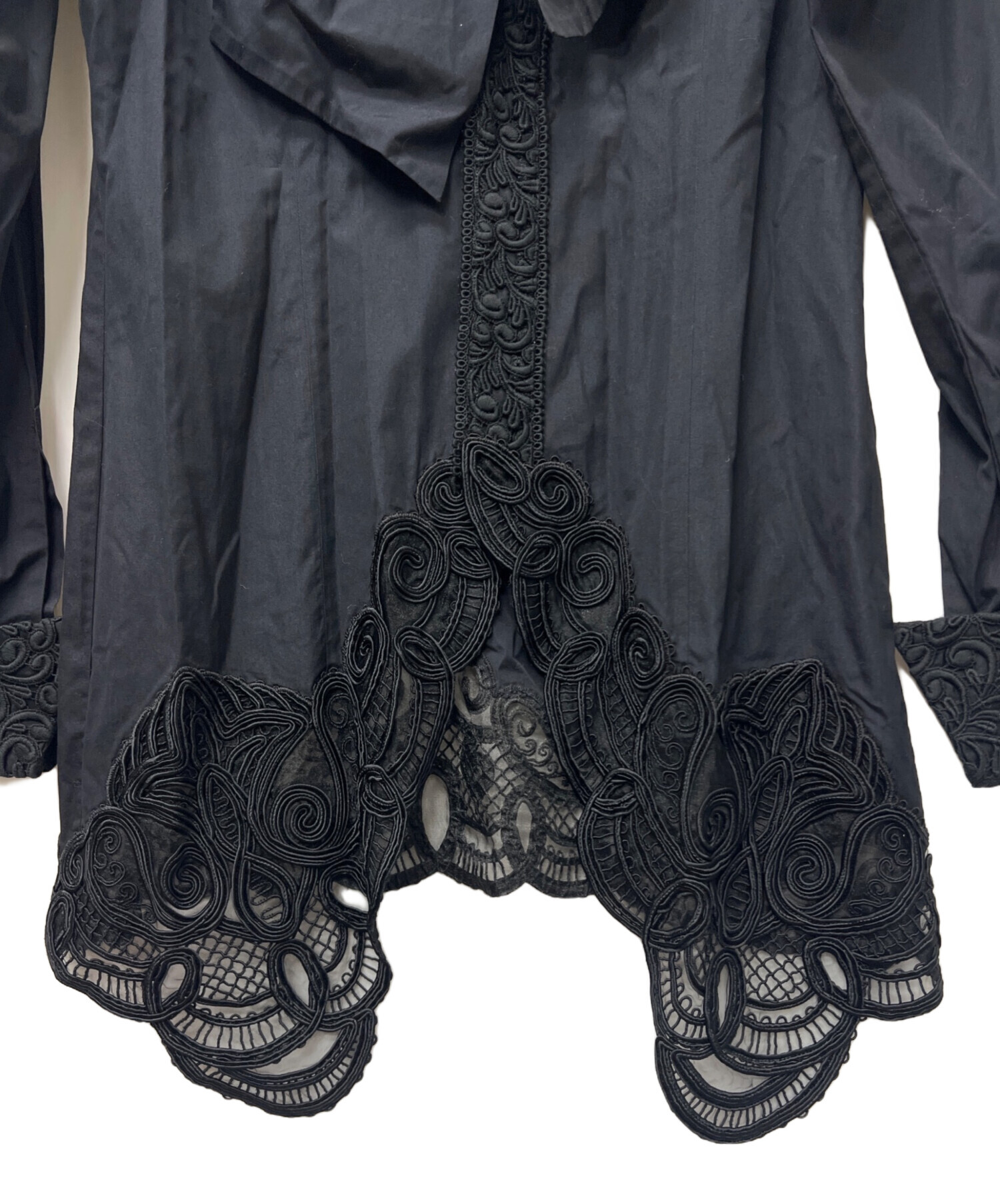 LUNA MATTINO】長袖レースシャツ サイズ46 LUNA MATTINO】長袖レース