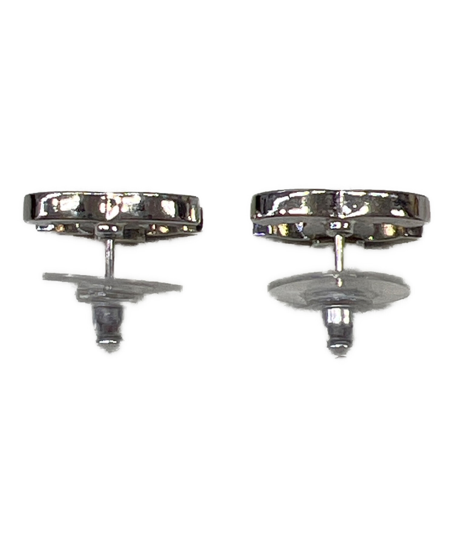 中古・古着通販】CHANEL (シャネル) ピアス シルバーカラー｜ブランド 
