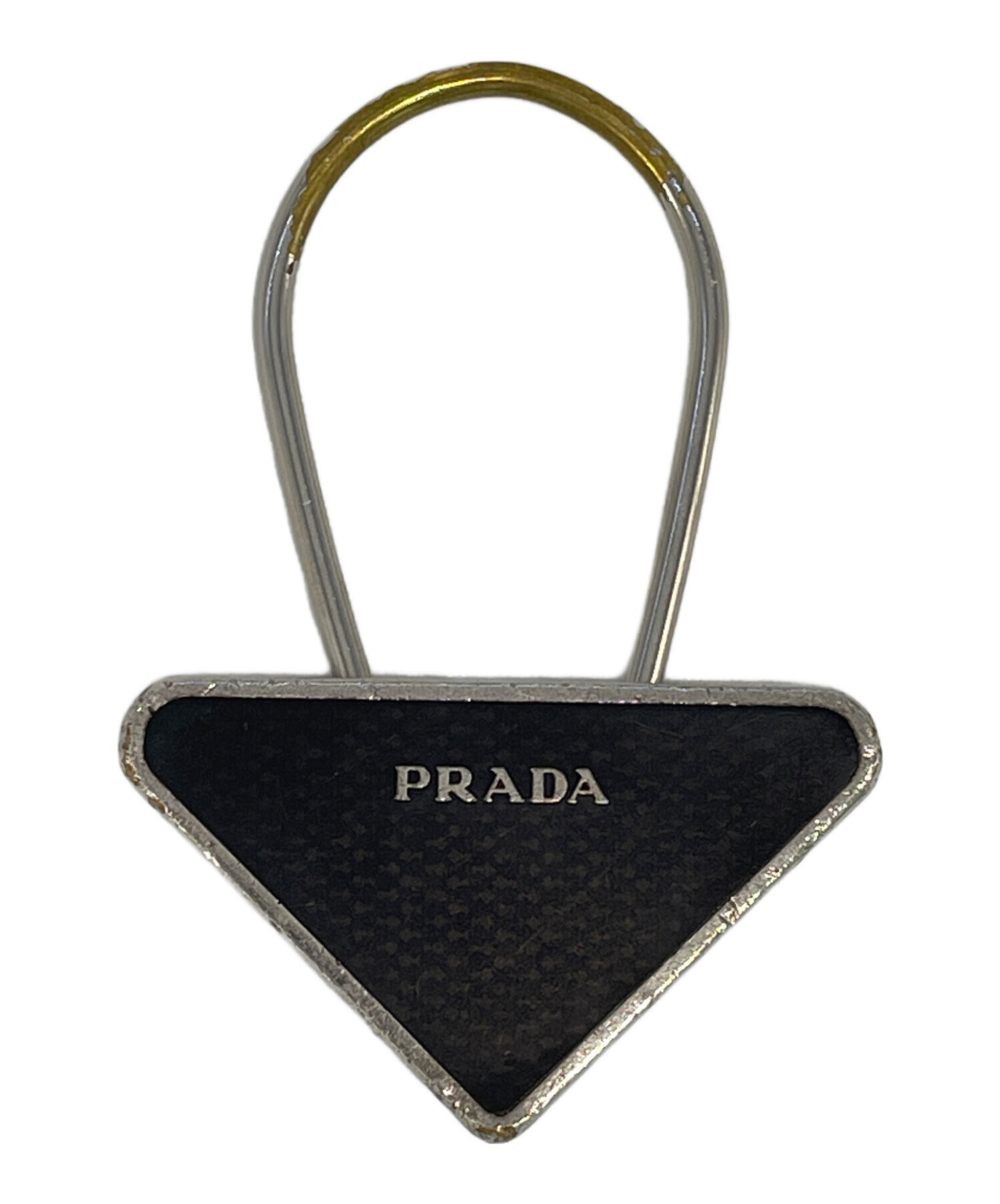 中古・古着通販】PRADA (プラダ) キーリング ブラック｜ブランド・古着