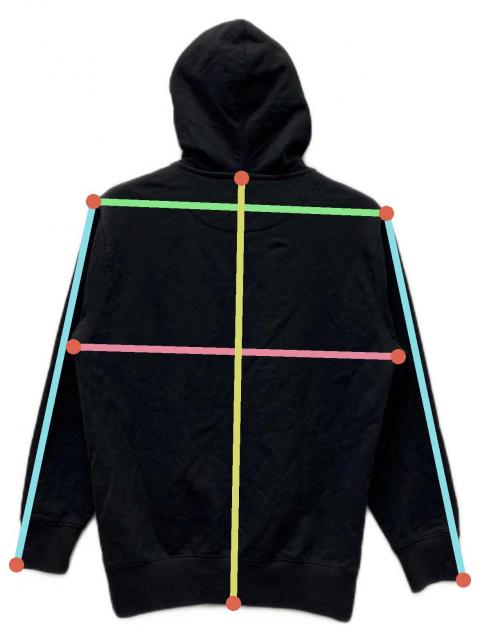 中古・古着通販】PALACE (パレス) ジップパーカー ブラック サイズ:S