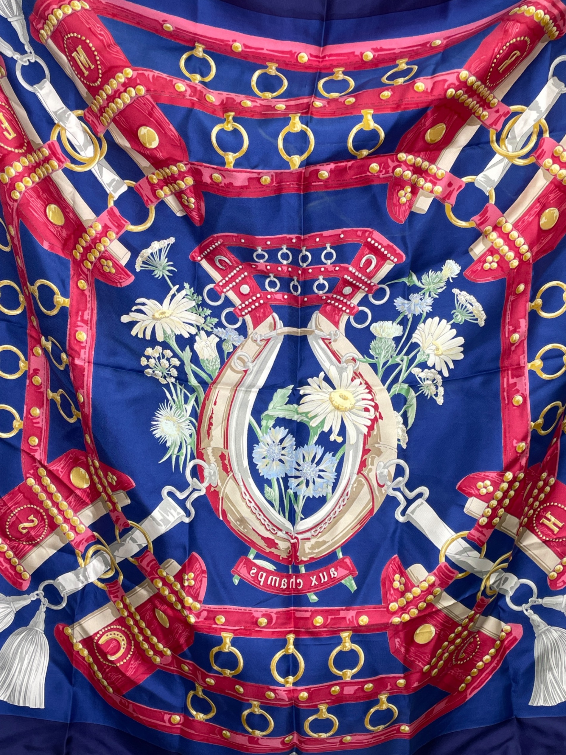 ともりエルメス　シルク　65cm スカーフ　TEATIME ハート　ネイビ 楽天市場】【エルメス】Hermes ツイリー シルク スカーフ