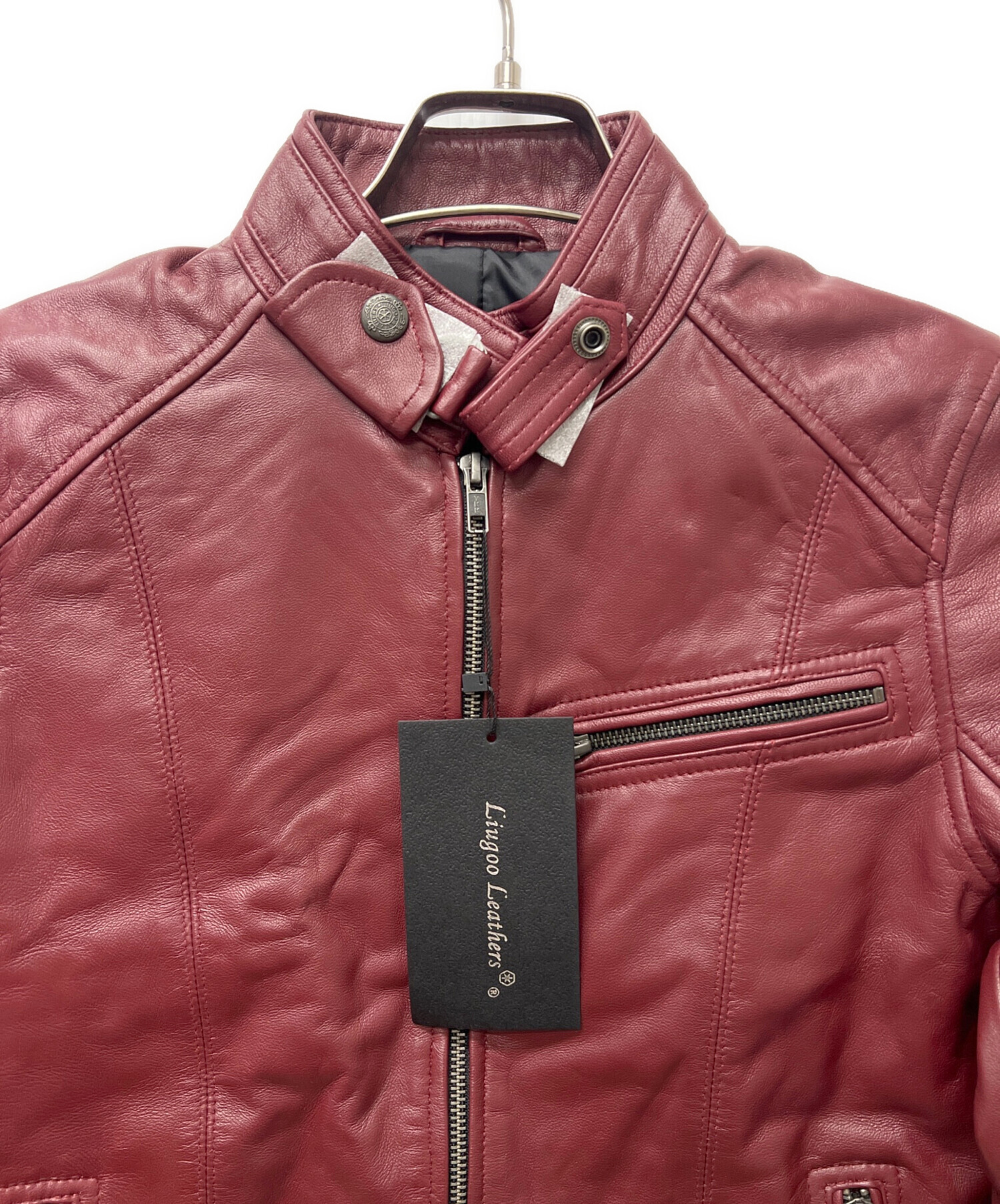 美品　Liugoo Leathers リューグーレザーズ 馬革　ライナー付 L 美品 Liugoo Leathers リューグーレザーズ 馬革 ライナー付 L