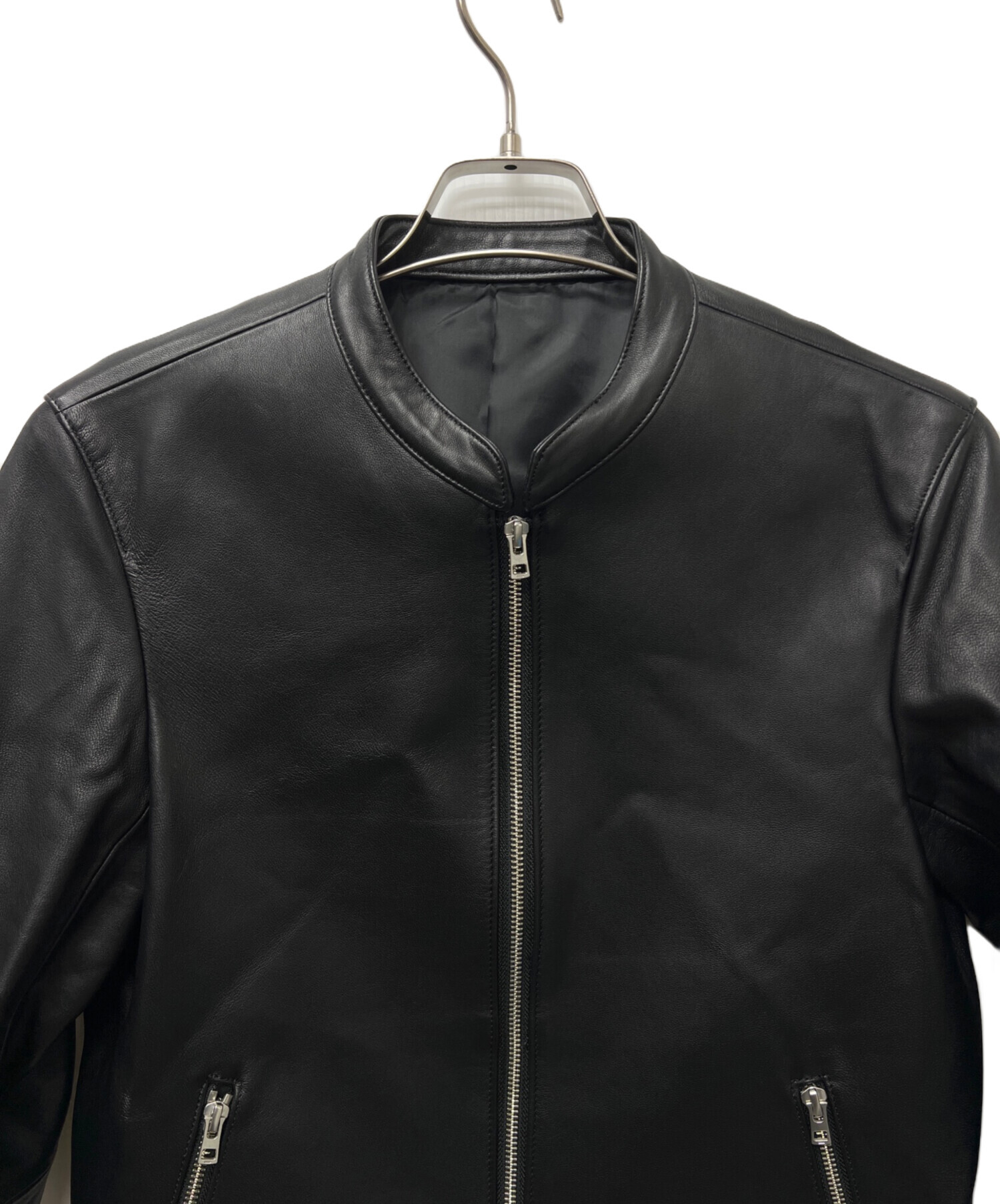 LIDNM リドム ラムレザー シングル ライダース M レザー ジャケット 