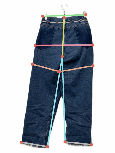 中古・古着通販】MAISON EUREKA (メゾンエウレカ) デニムパンツ ブルー