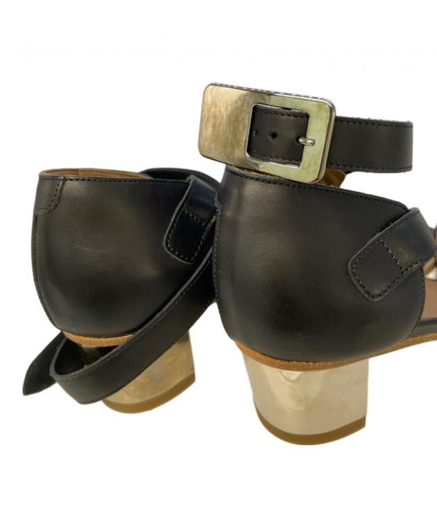 中古・古着通販】HERMES (エルメス) サンダル ブラック サイズ:36