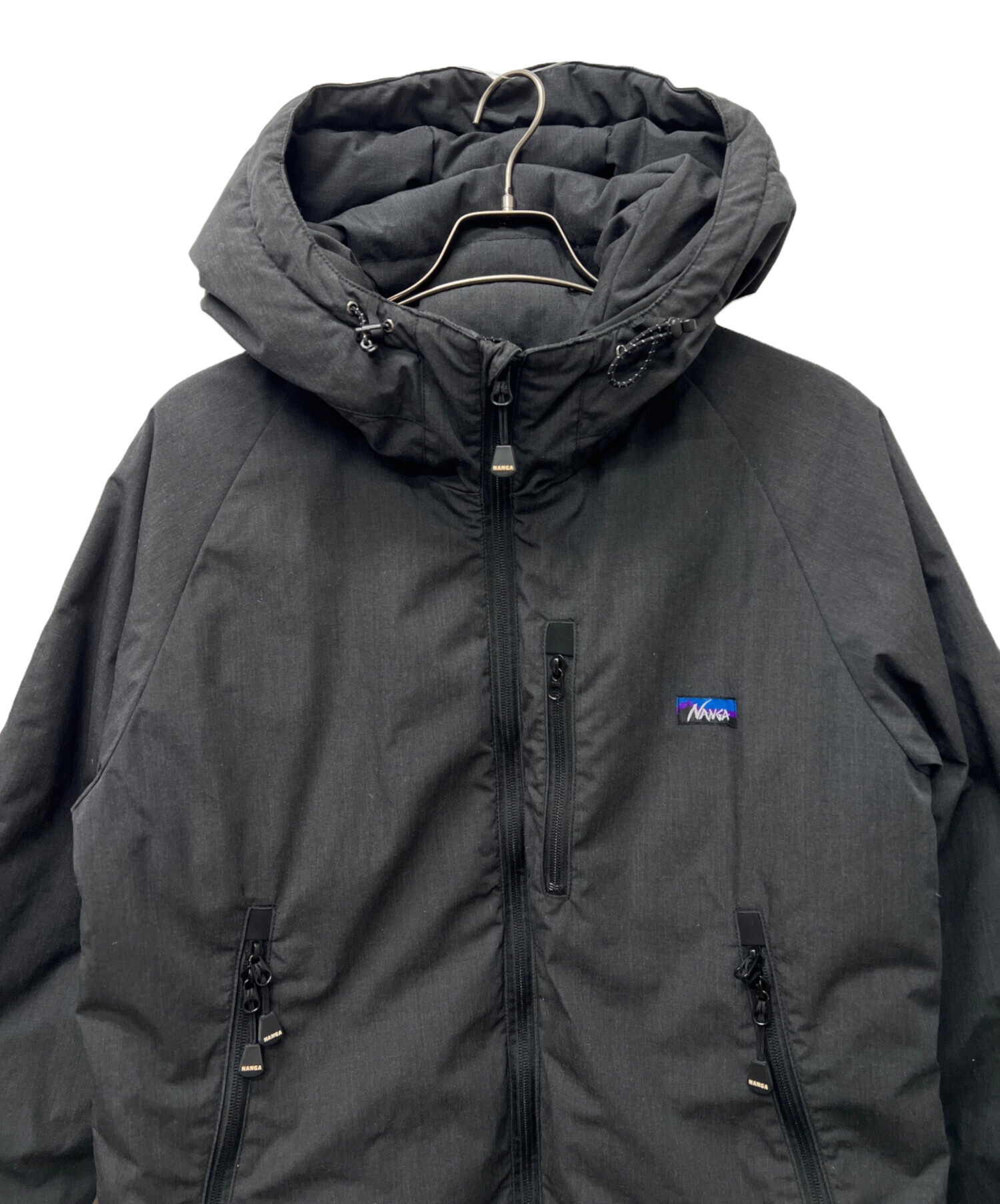 中古・古着通販】NANGA (ナンガ) ダウンジャケット ブラック サイズ:L 