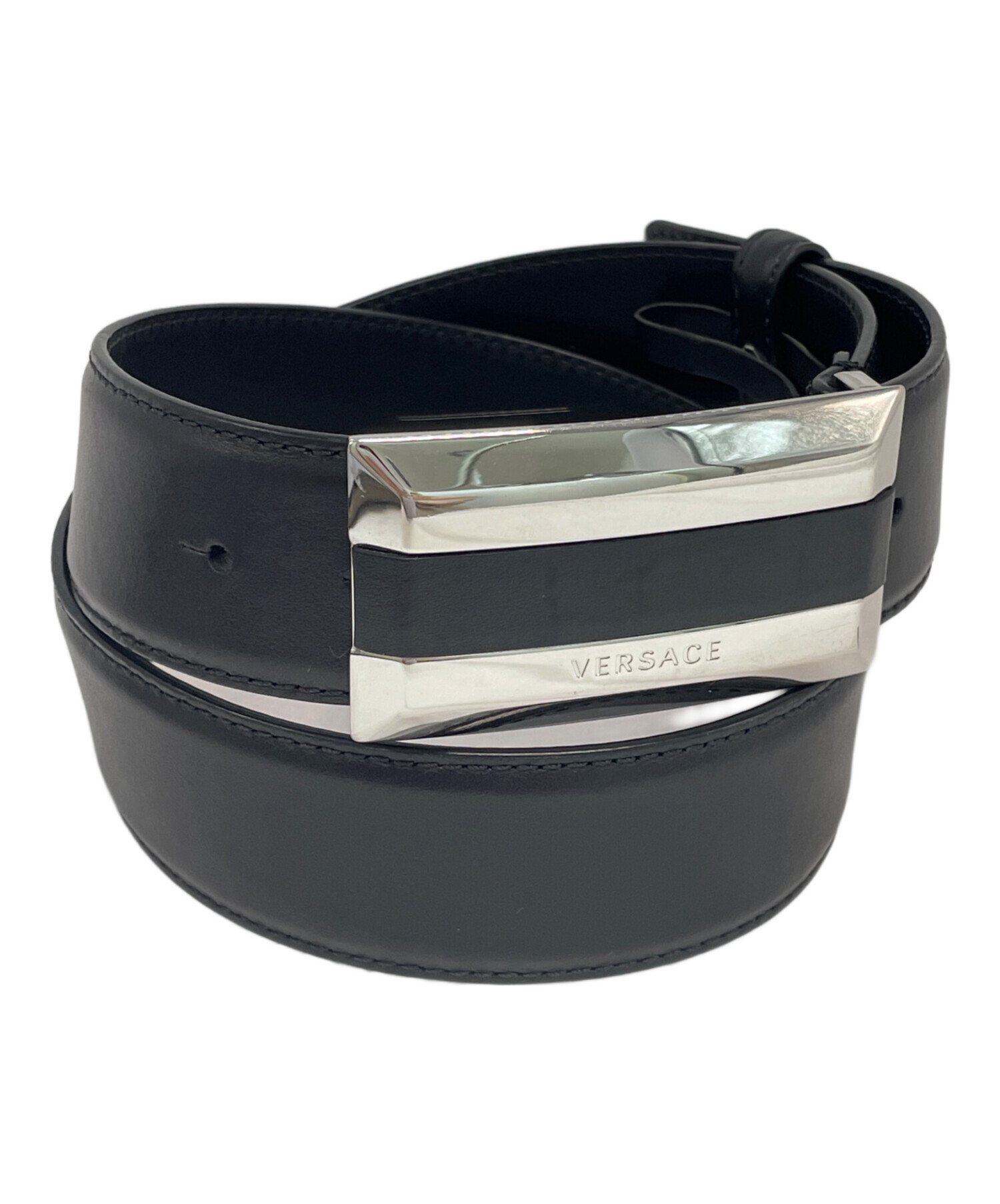 中古・古着通販】VERSACE (ヴェルサーチェ) ベルト ブラック サイズ:80