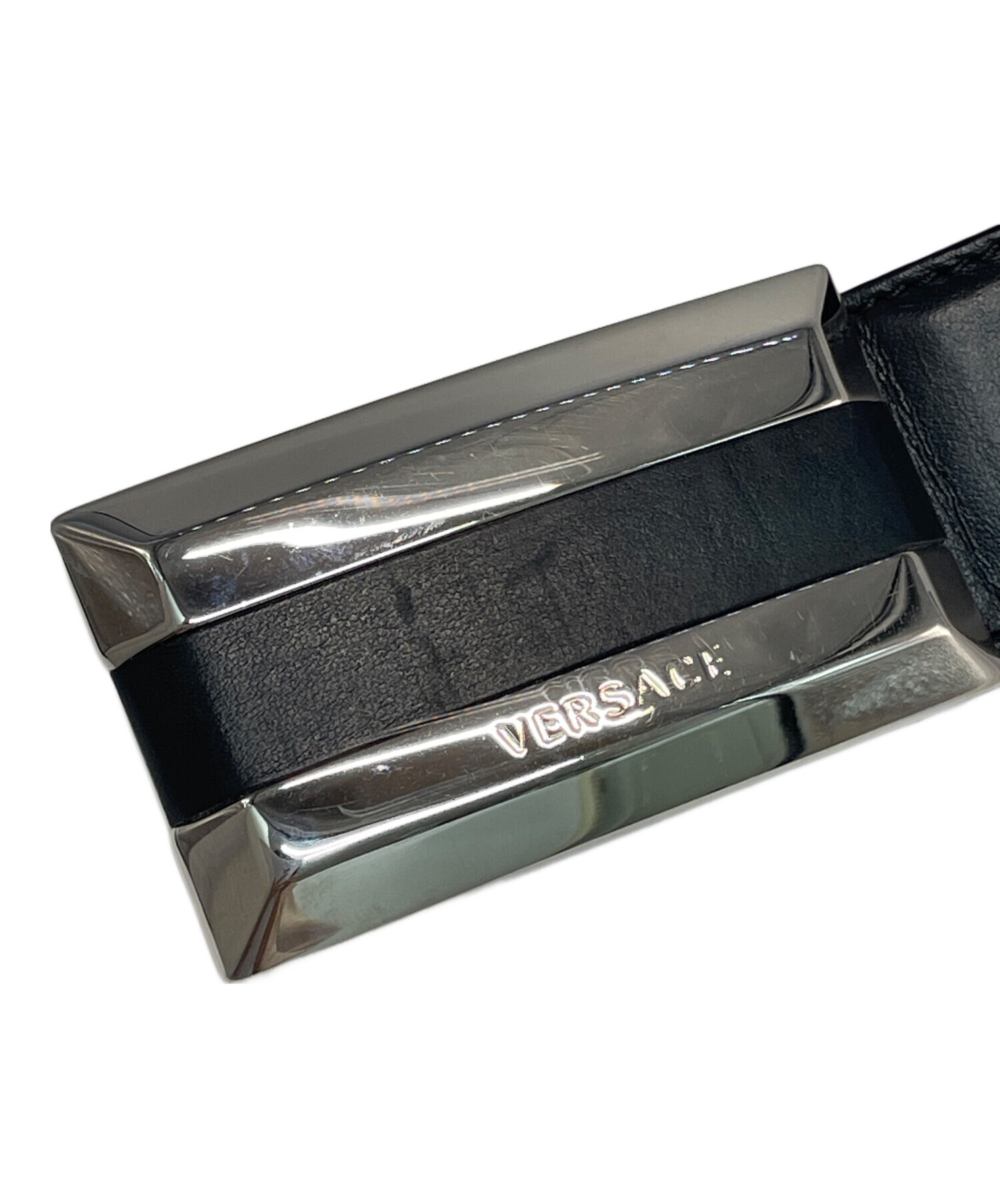 中古・古着通販】VERSACE (ヴェルサーチェ) ベルト ブラック サイズ:80