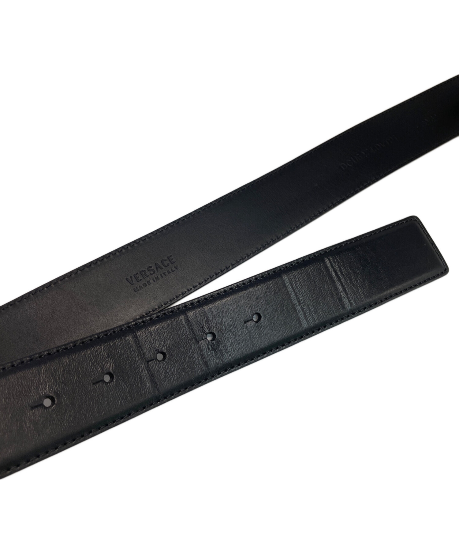 中古・古着通販】VERSACE (ヴェルサーチェ) ベルト ブラック サイズ:80