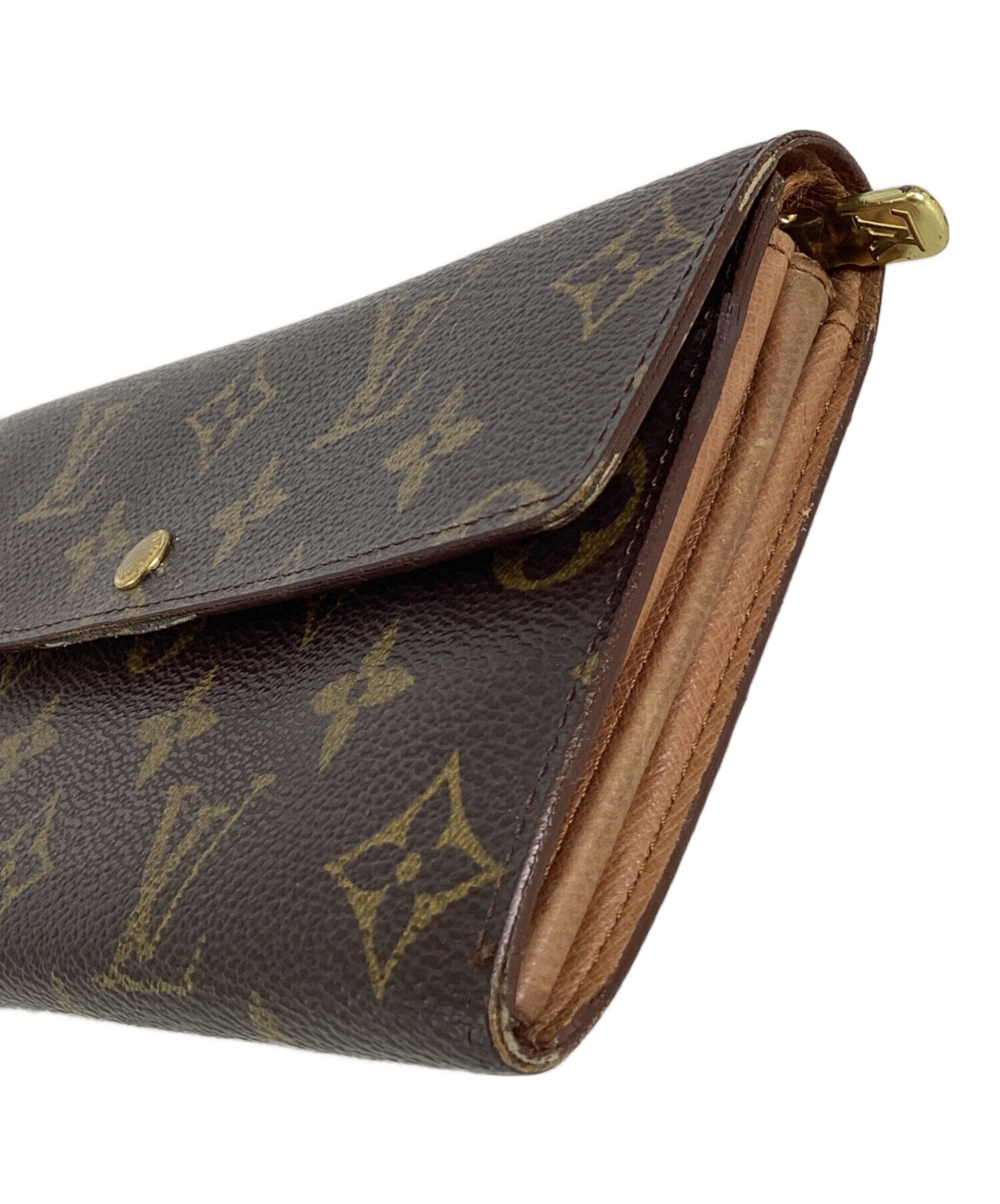 中古・古着通販】LOUIS VUITTON (ルイ ヴィトン) 長財布 ブラウン 