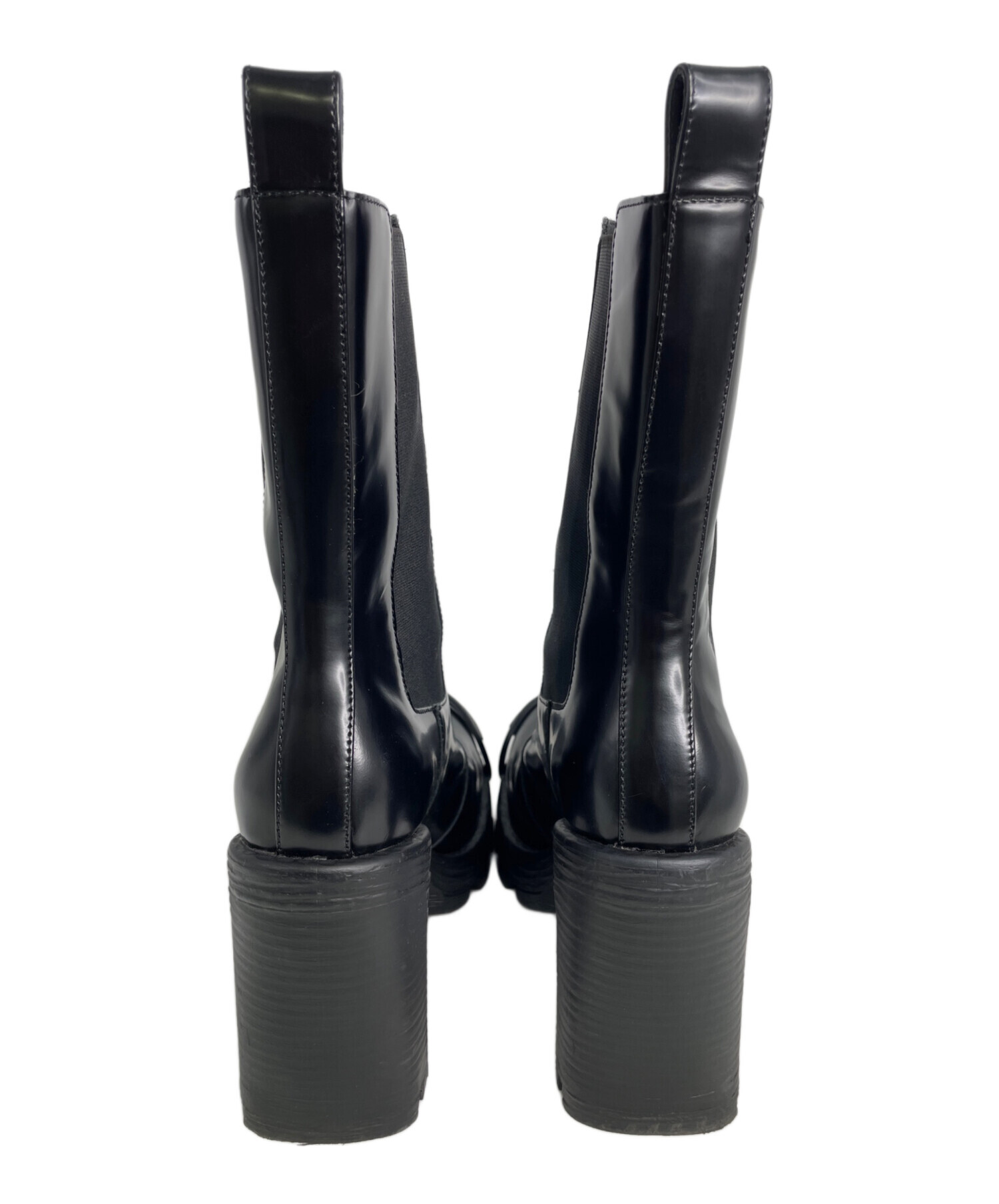 中古・古着通販】DIESEL (ディーゼル) チェルシーブーツ ブラック 