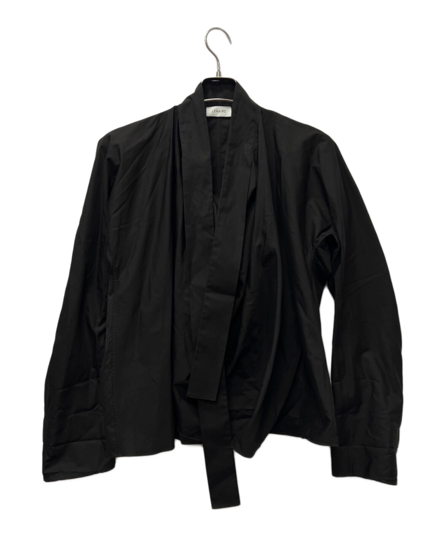 中古・古着通販】LEMAIRE (ルメール) 長袖シャツ ブラック サイズ:36 