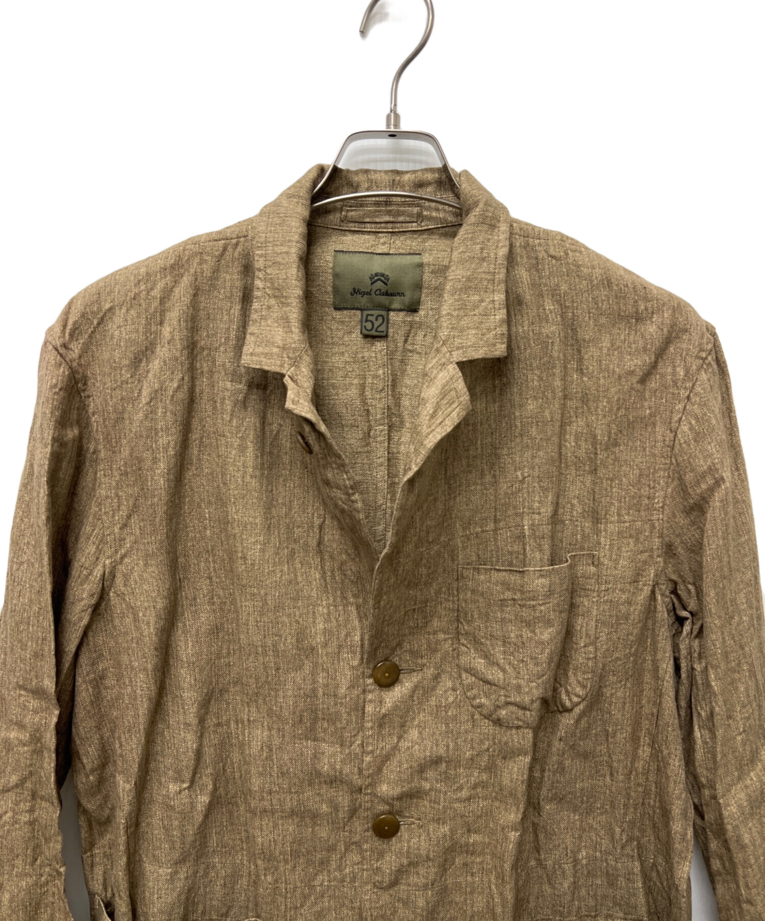 中古・古着通販】NIGEL CABOURN (ナイジェルケーボン) リネン 中古・古着通販】NIGEL CABOURN (ナイジェルケーボン) リネン