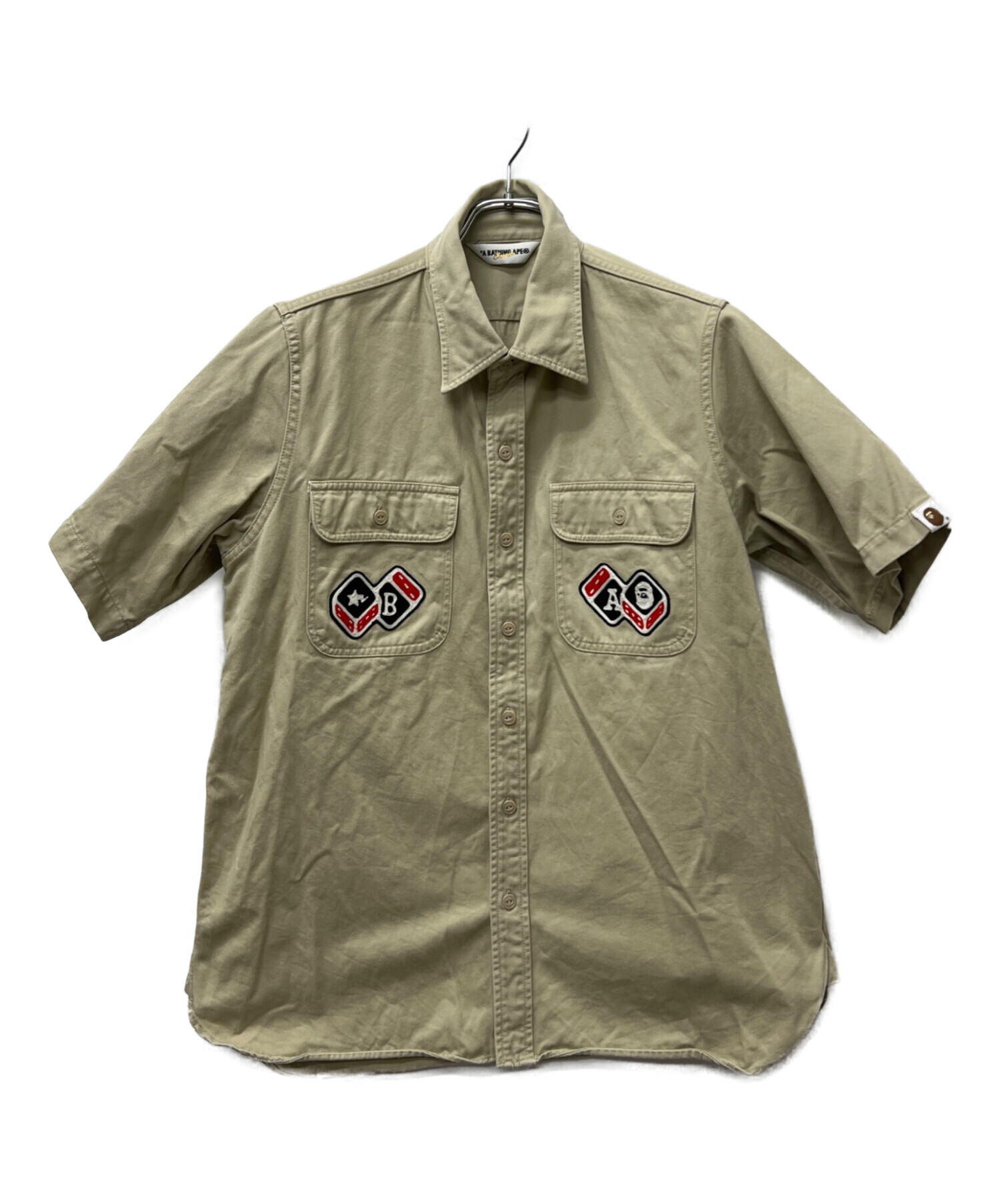 中古・古着通販】A BATHING APE (アベイシングエイプ) 半袖シャツ 