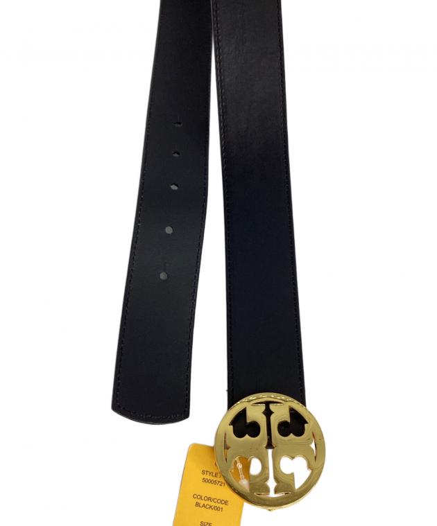 値下げ！トリーバーチ ロゴ ベルト ブラック 中古・古着通販】TORY BURCH (トリーバーチ) ベルト ブラック サイズ