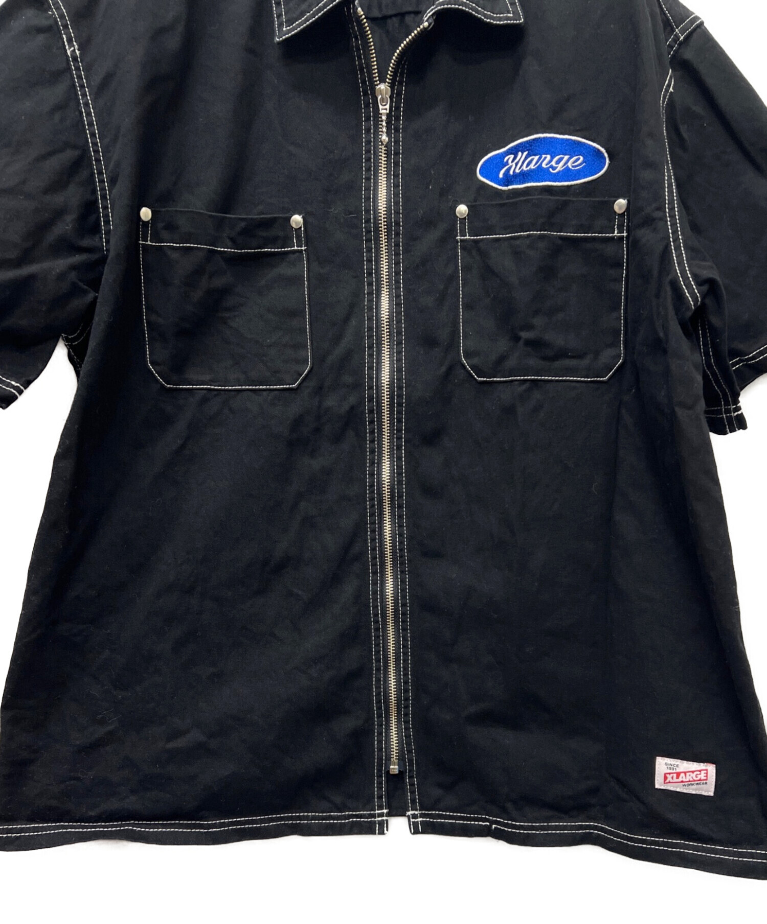 レア 新品DragonAshワークシャツ XL 黒 ビッグフラッグ セット 中古・古着通販】X-LARGE (エクストララージ) ワークシャツ ブラック