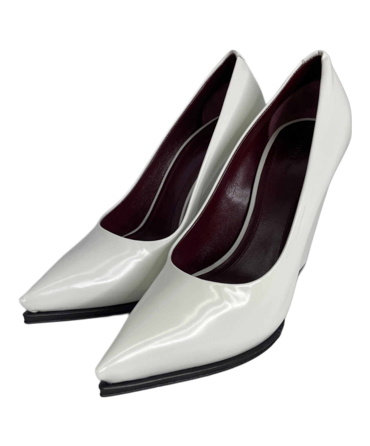 中古・古着通販】CELINE (セリーヌ) ハイヒールパンプス ホワイト