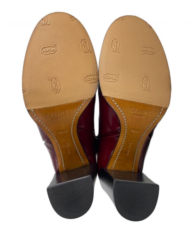 中古・古着通販】CELINE (セリーヌ) ロングブーツ レッド サイズ:35.5