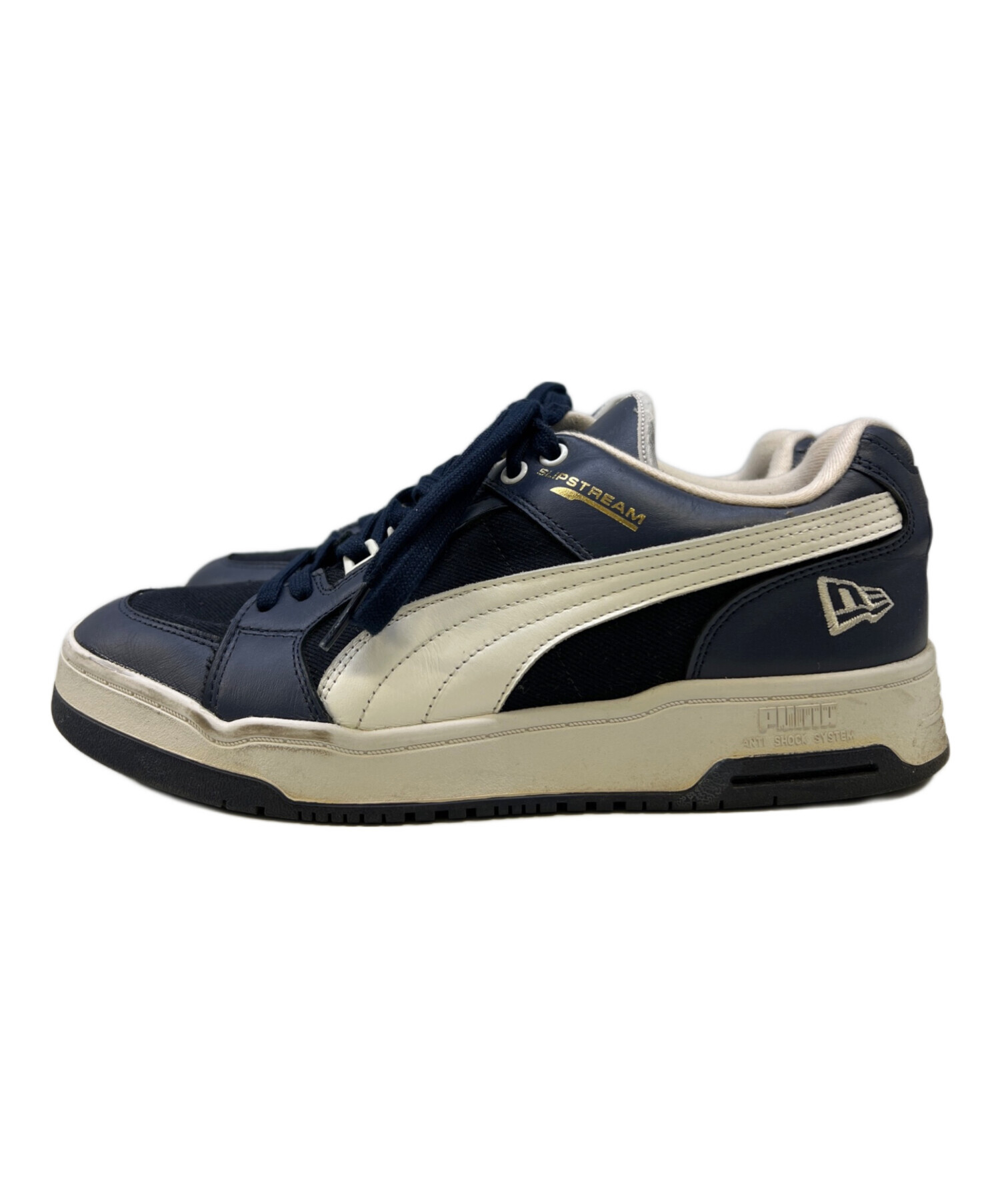 プーマ ニューエラ 新品 スニーカー スェード VTG ネイビー コラボ24cm 中古・古着通販】PUMA (プーマ) New Era (ニューエラ) ローカット