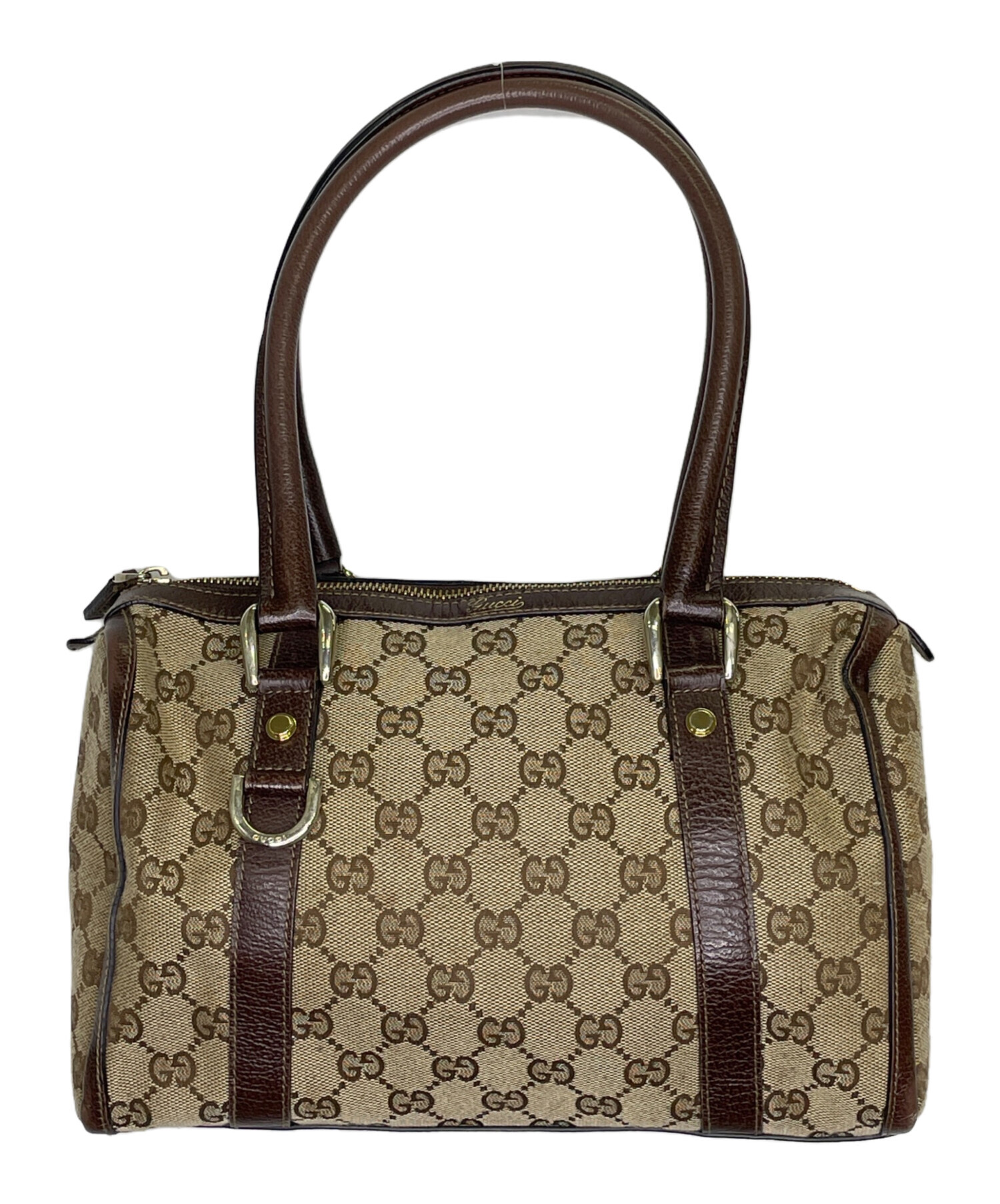 中古・古着通販】GUCCI (グッチ) ミニボストンバッグ ブラウン 
