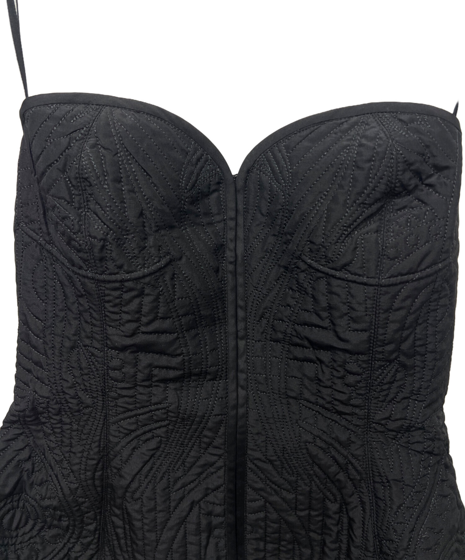 中古・古着通販】Mame Kurogouchi (マメクロゴウチ) ビスチェ ブラック