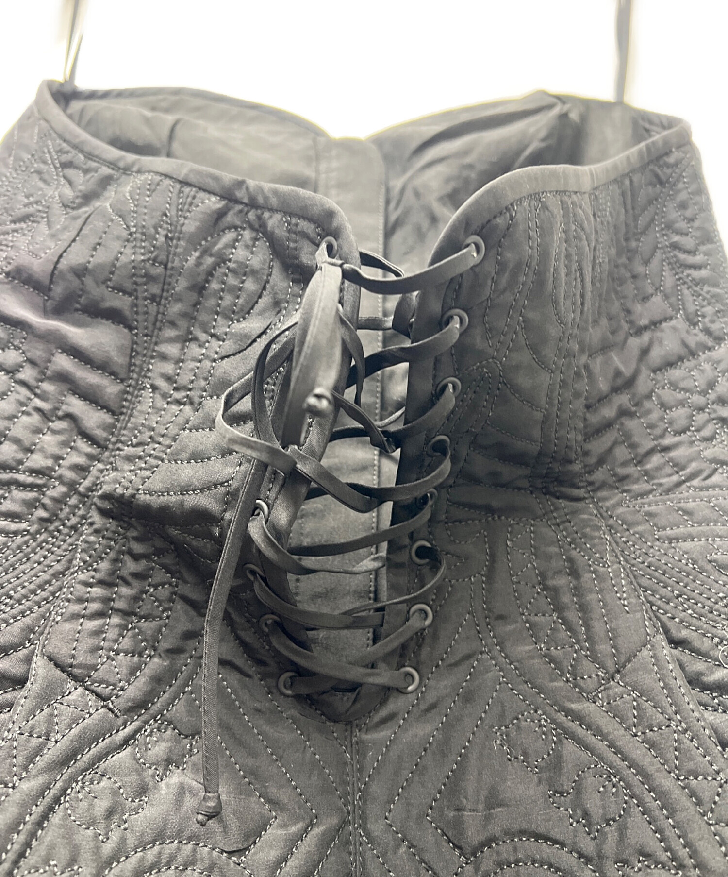 中古・古着通販】Mame Kurogouchi (マメクロゴウチ) ビスチェ ブラック