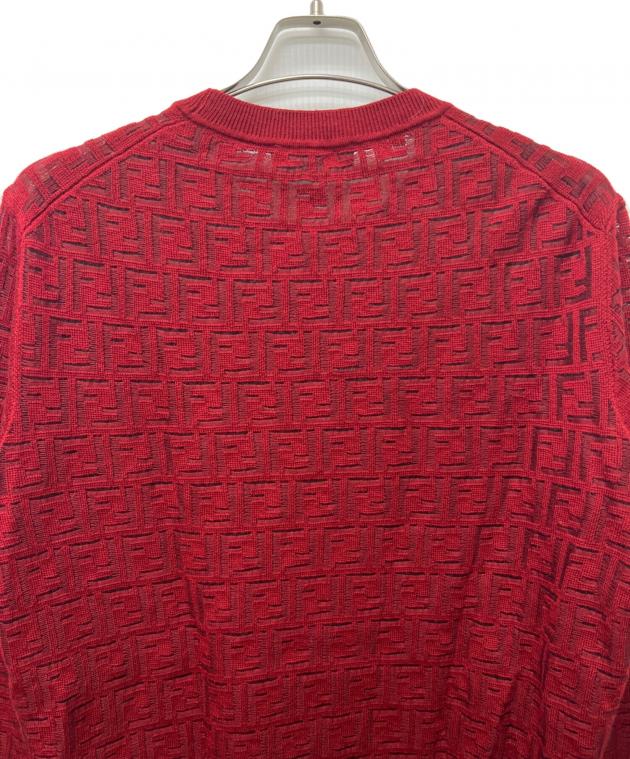 フェンディ FENDI ☆ ウール レイヤード風 ニット 伊製 38 長袖 薄手 フェンディ FENDI ☆ ウール レイヤード風 ニット 伊製 38 長袖 薄手