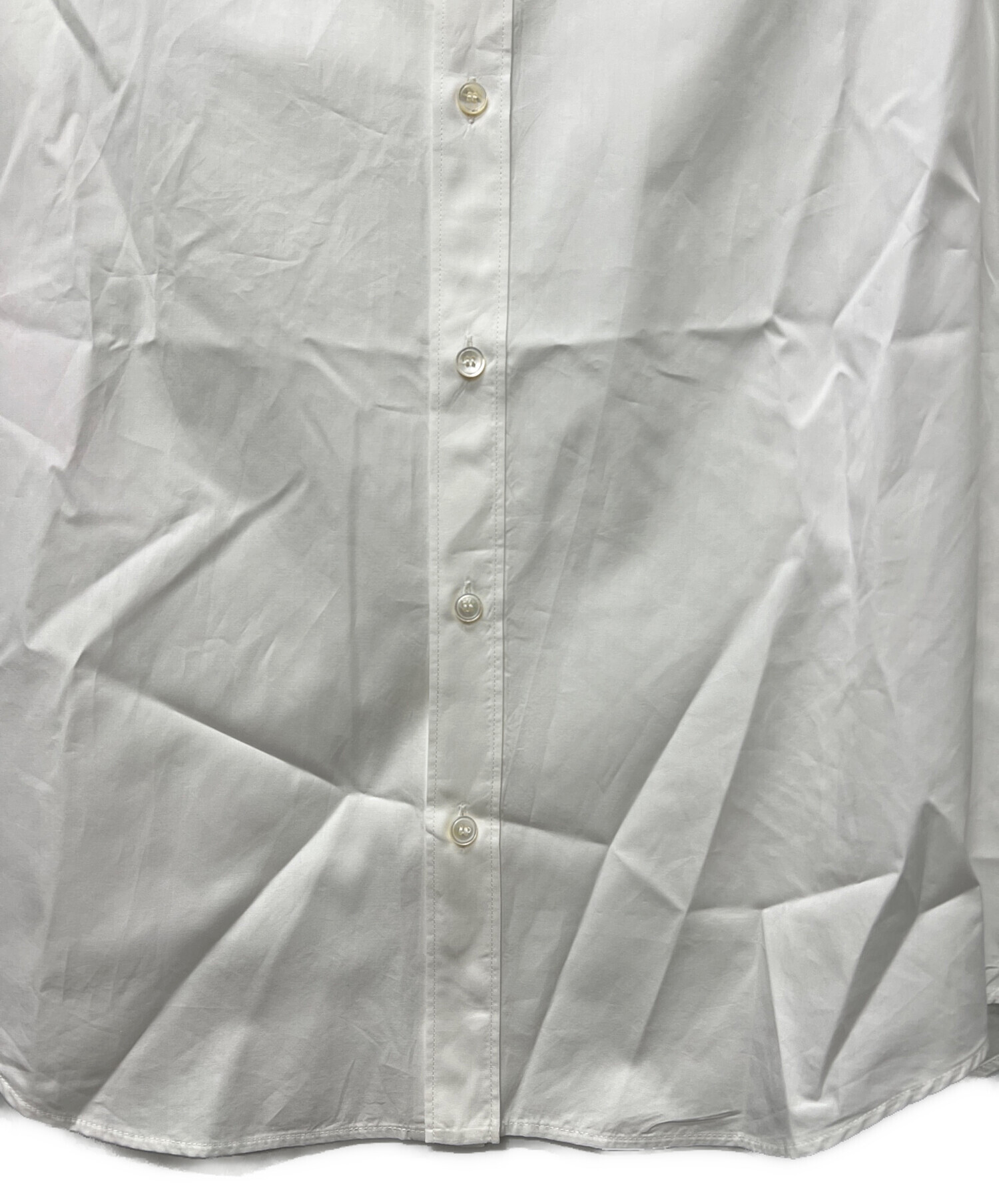 中古・古着通販】CELINE (セリーヌ) 長袖シャツ ホワイト サイズ:40 