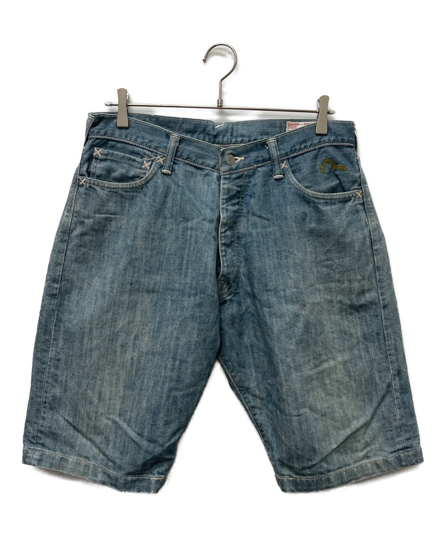 中古・古着通販】EVISU (エヴィス) ショートデニム インディゴ サイズ