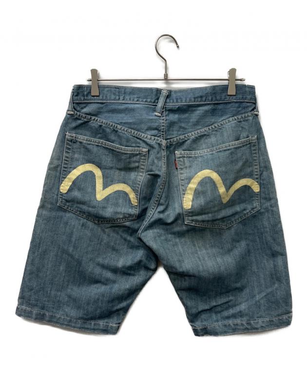 中古・古着通販】EVISU (エヴィス) ショートデニム インディゴ サイズ