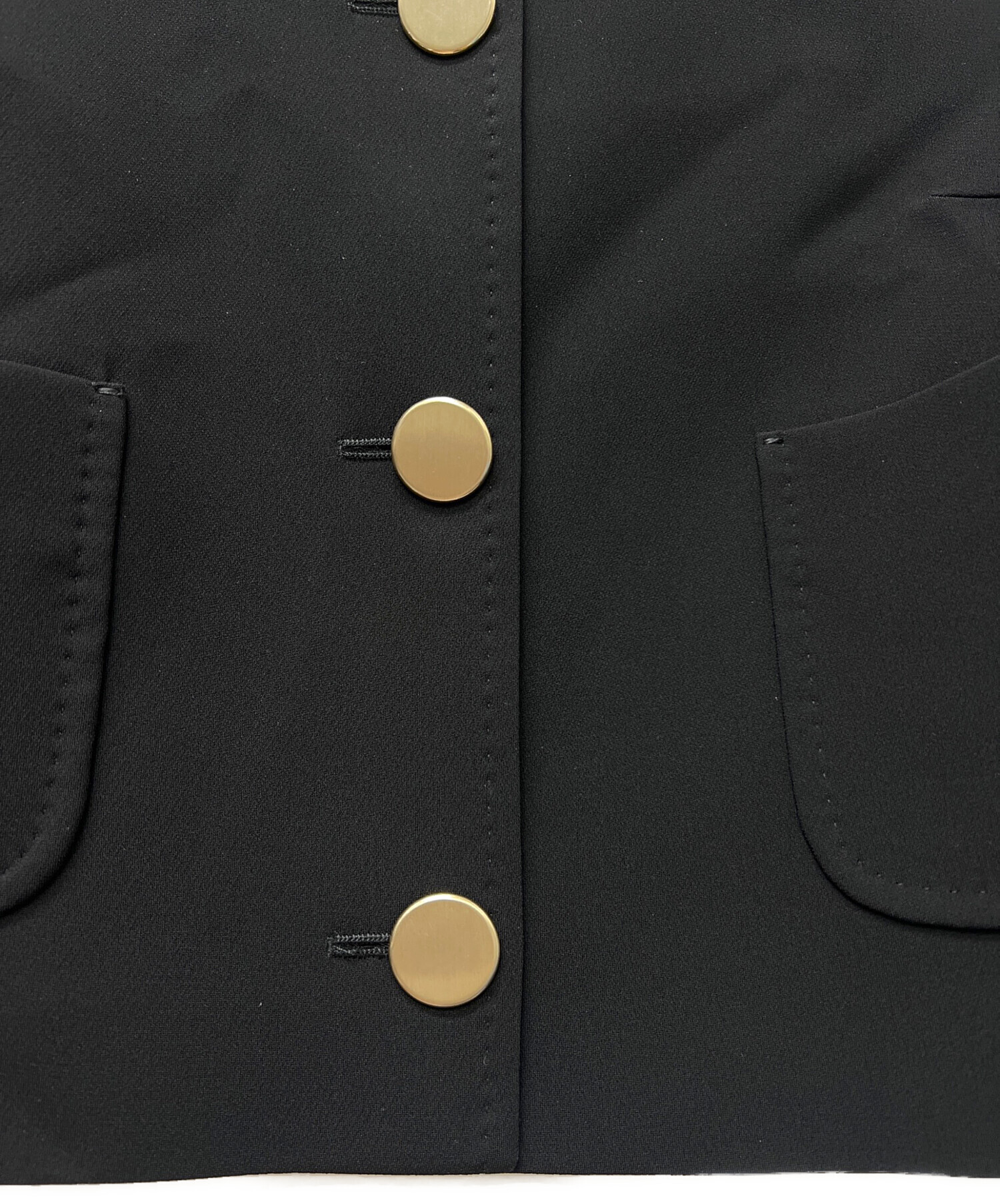 新品未使用 マックスマーラ ノーカラージャケット ジャガード 定価125000円 新品未使用 マックスマーラ ノーカラージャケット ジャガード