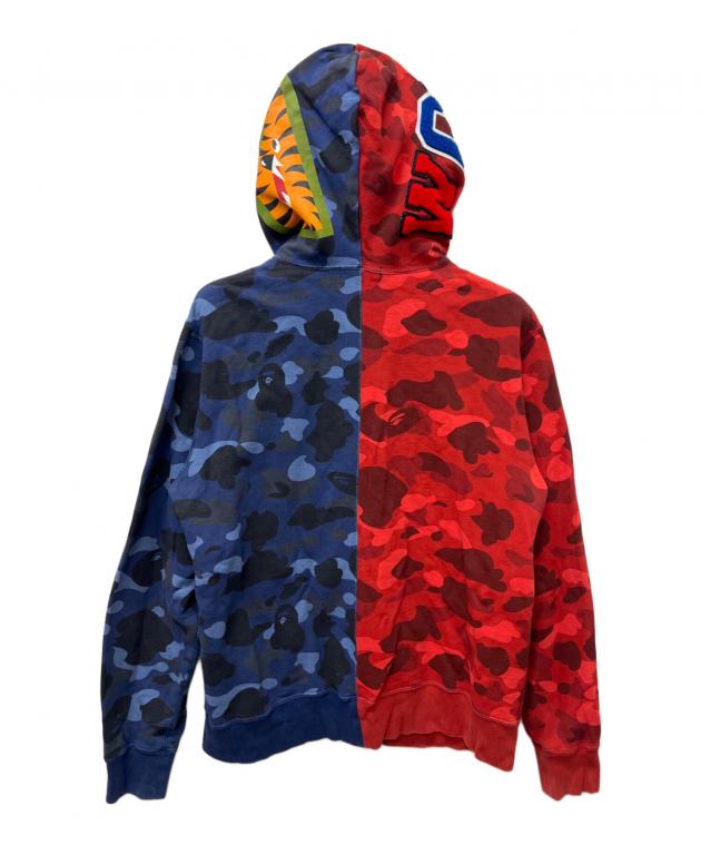 ア ベイジング エイプ 日本製フルジップパーカーブルーMサイズ ビンテージ レア 楽天市場】古着 A BATHING APE アベイシングエイプ 日本製 長袖