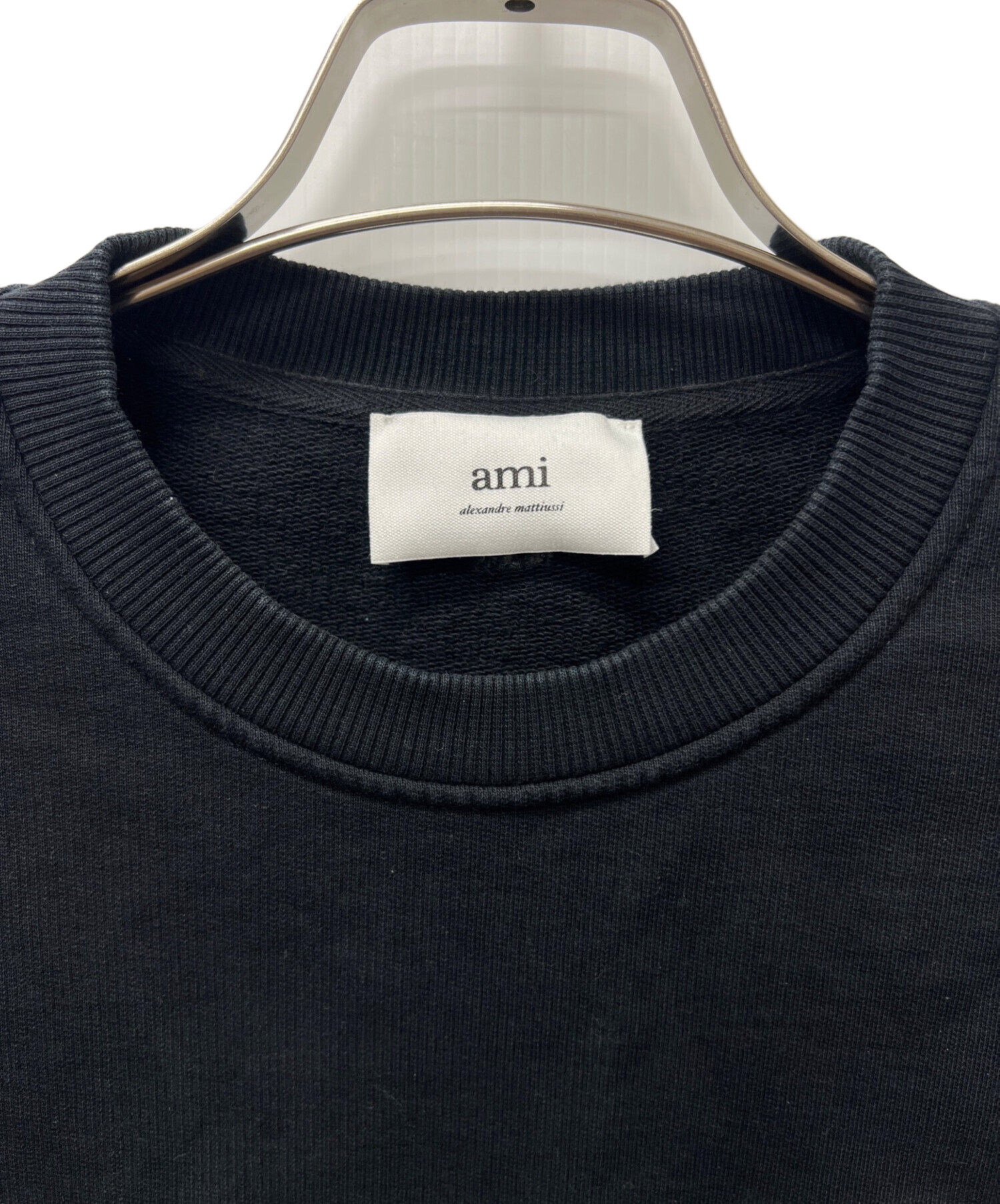 中古・古着通販】ami (アミ) ハート刺繍ロゴクルーネックスウェット