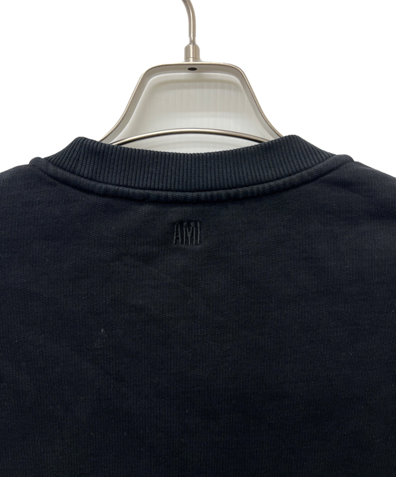 中古・古着通販】ami (アミ) ハート刺繍ロゴクルーネック