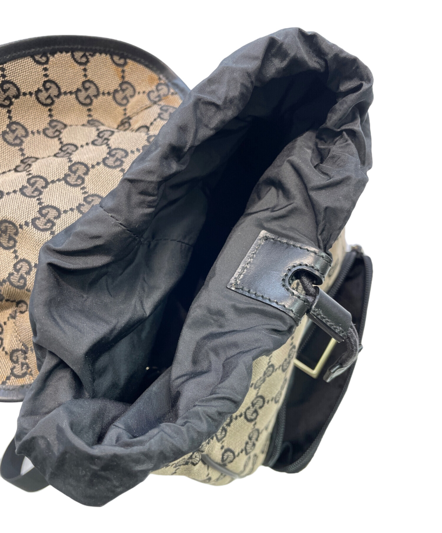 中古・古着通販】GUCCI (グッチ) GGキャンバス ジャガード レザー