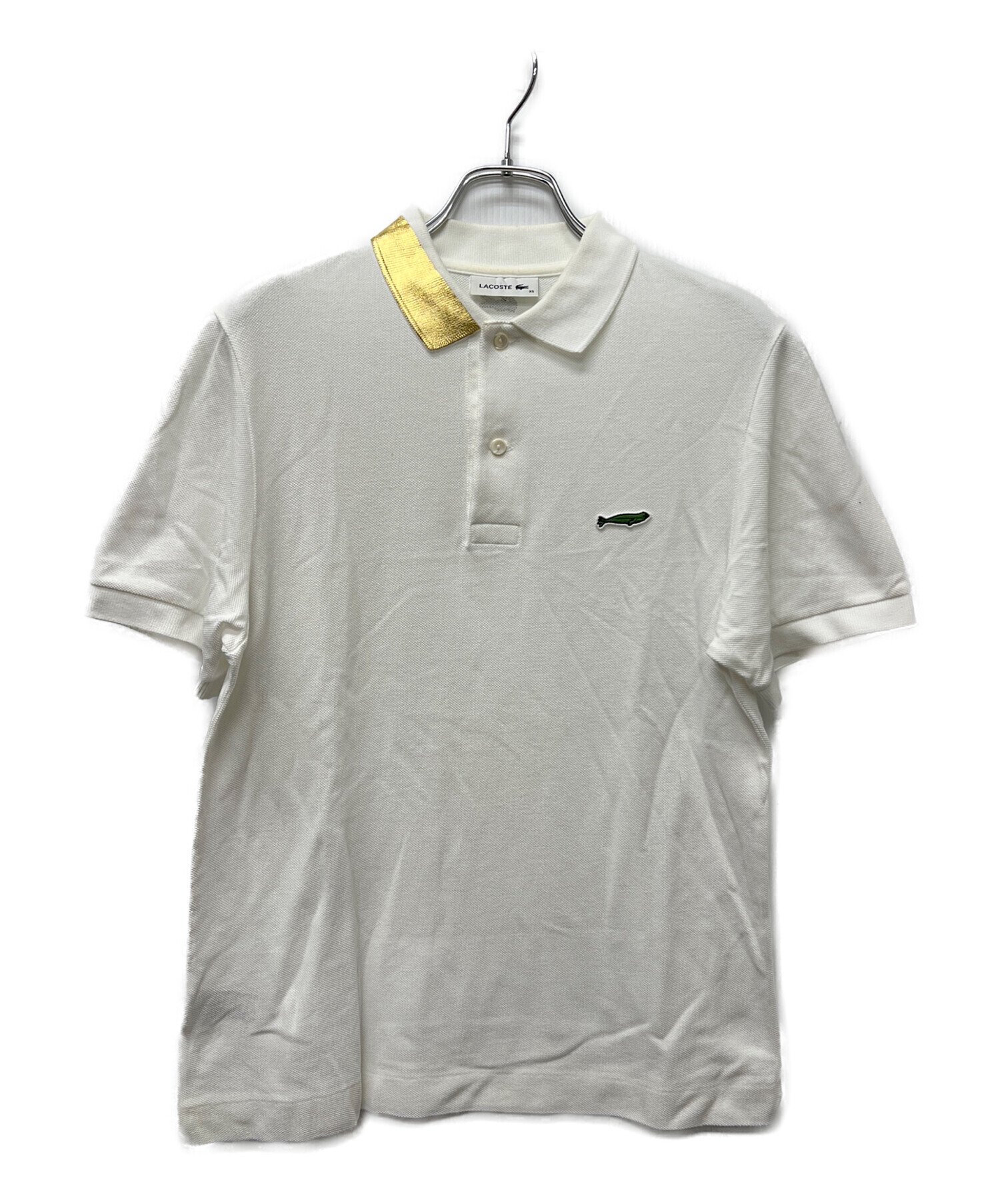 NOS 80s 90s lacoste vtg ポロシャツ ホワイト ラコステ 中古・古着通販】LACOSTE (ラコステ) ポロシャツ ホワイト サイズ:XS
