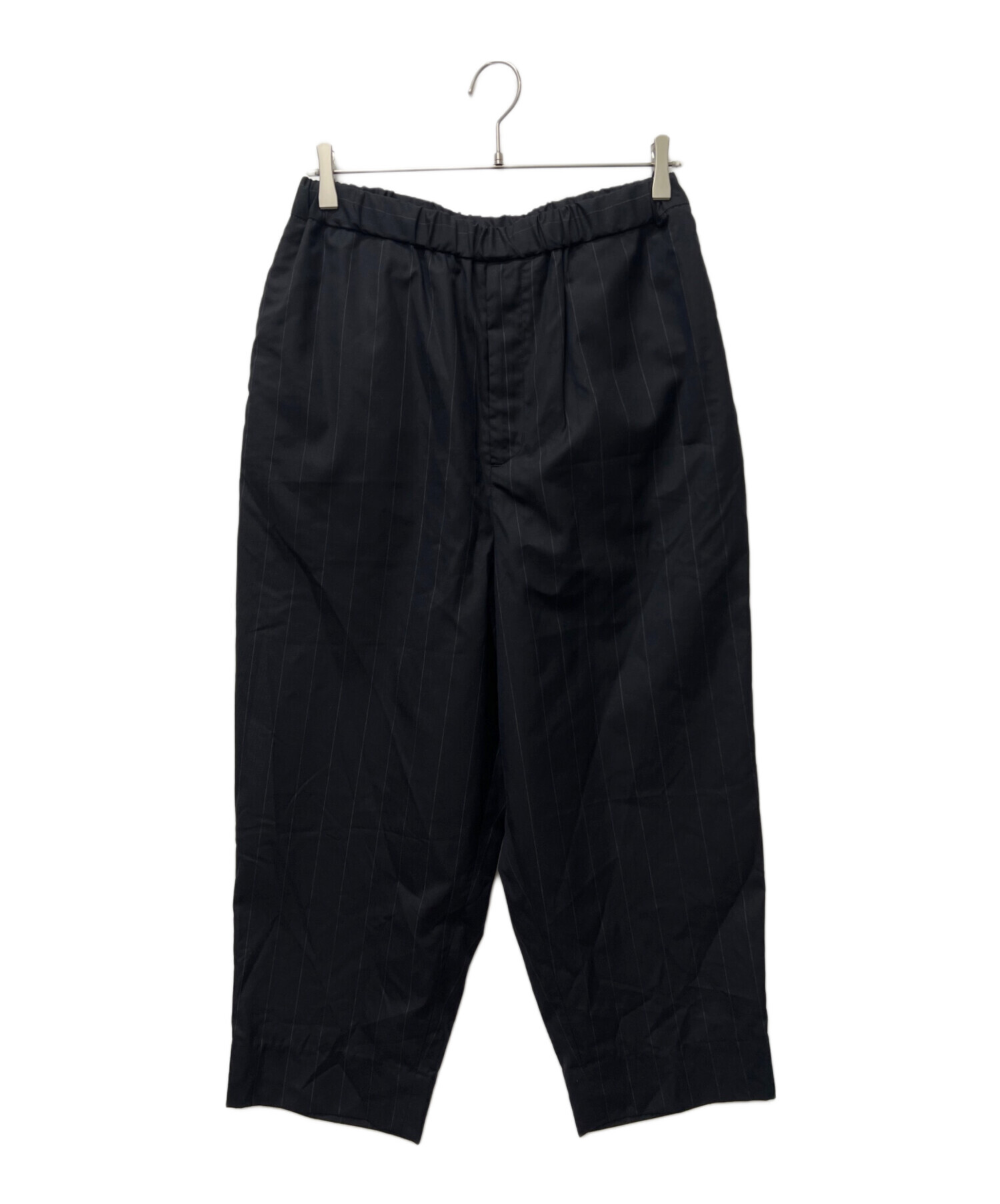 中古・古着通販】SEEALL (シーオール) CROPPED BUGGY PANTS ネイビー
