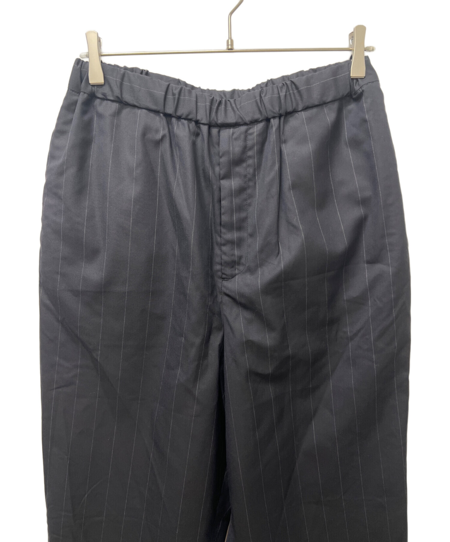 中古・古着通販】SEEALL (シーオール) CROPPED BUGGY PANTS ネイビー