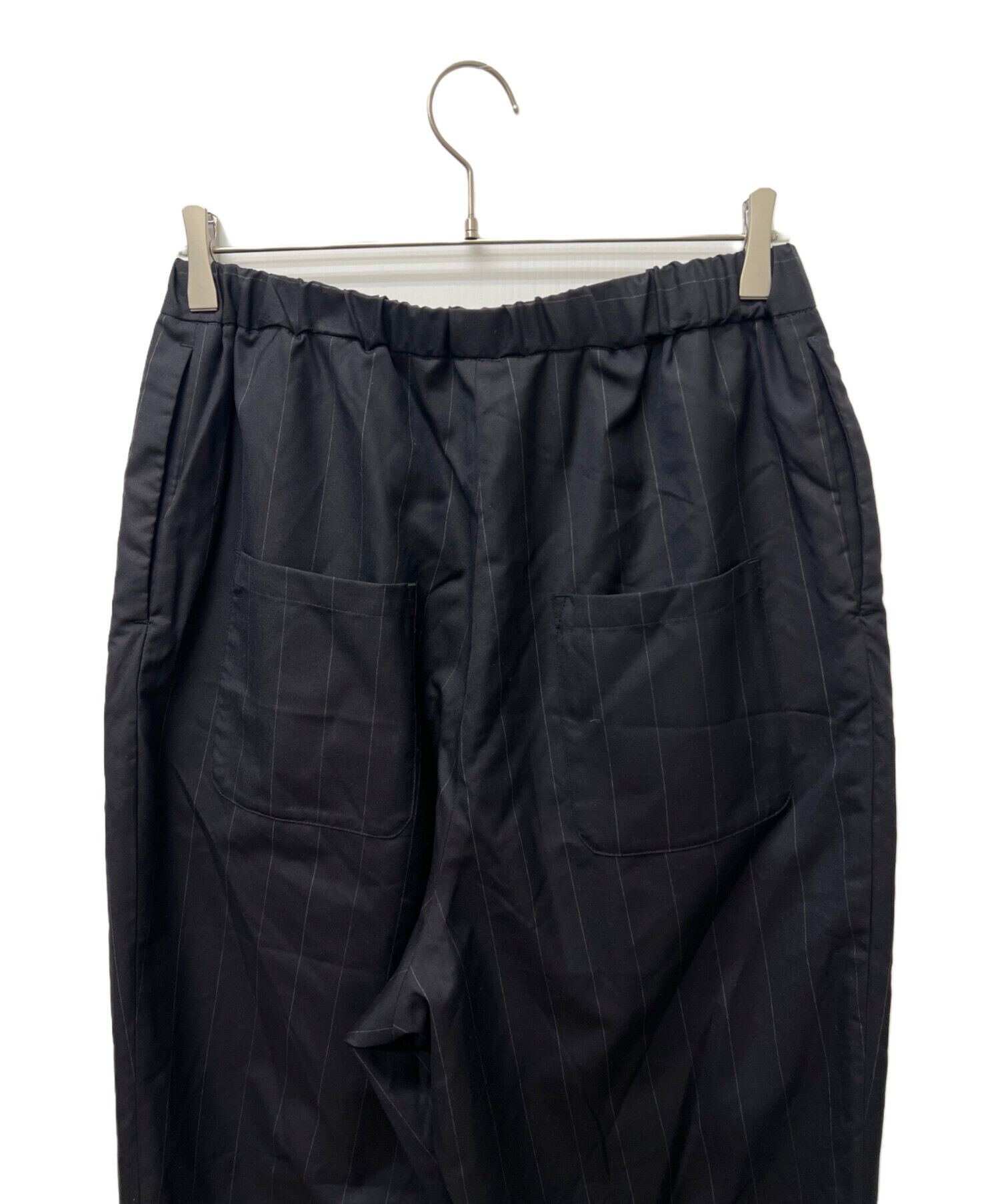 中古・古着通販】SEEALL (シーオール) CROPPED BUGGY PANTS ネイビー