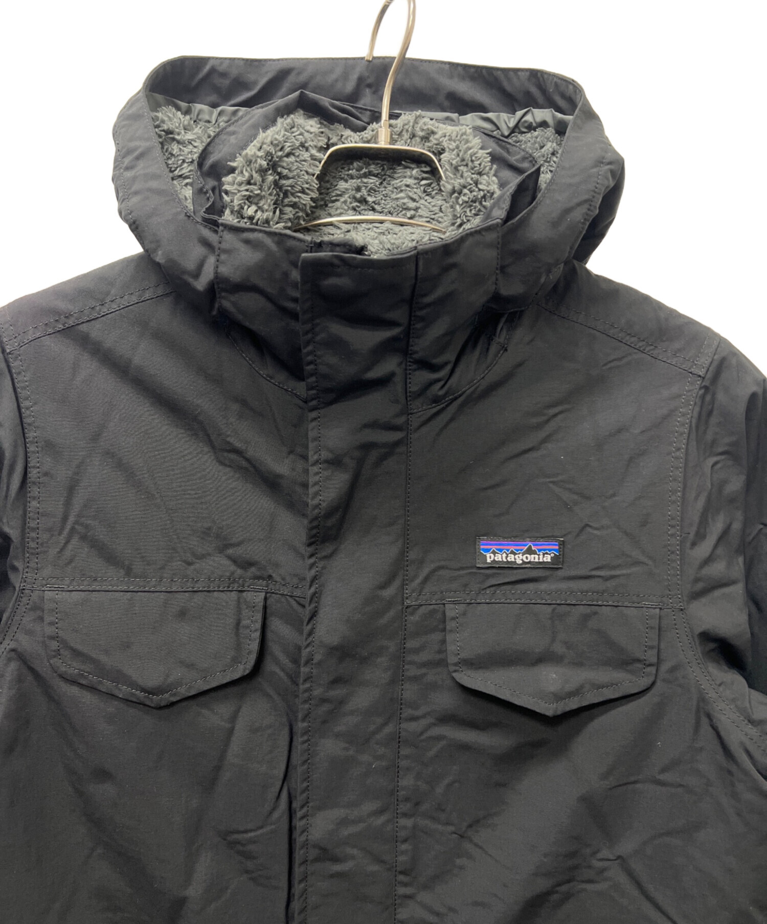 新品タグ付パタゴニア【patagonia】内側ボア付パーカージャケット 中古・古着通販】Patagonia (パタゴニア) 内ボアジャケット ブラック