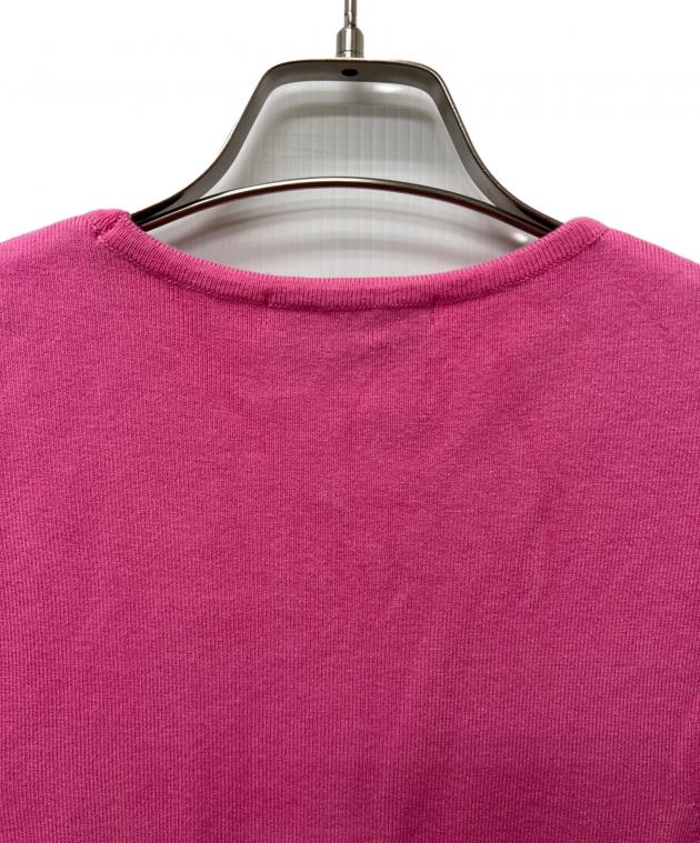 中古・古着通販】MARINE SERRE (マリーンセル) ニットベスト ピンク