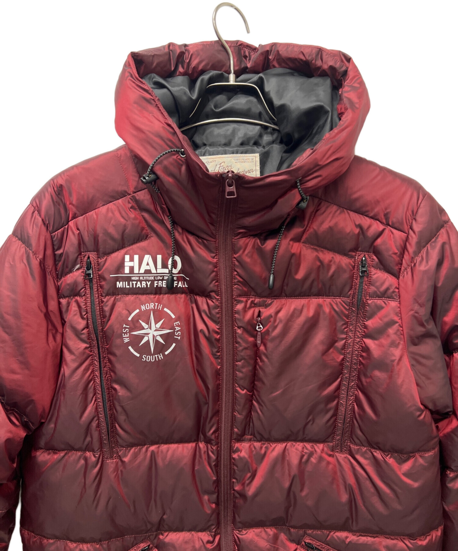 中古・古着通販】AVIREX (アヴィレックス) ダウンジャケット レッド